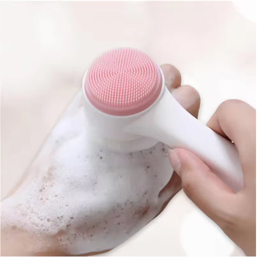 Brosse Nettoyante Visage Silicone Double Face Exfoliante