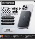 Power Bank Magnétique 10000mAh MagSafe - Charge Rapide PD20W