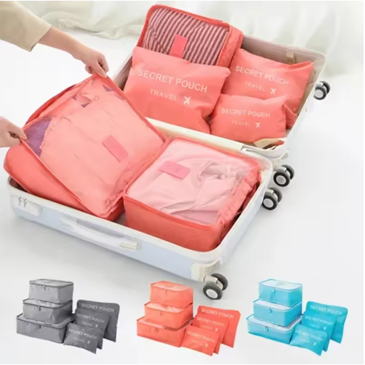 Set 6 Organisateurs de Valise Rangement Voyage