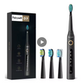 Brosse à Dents Électrique Sonique Rechargeable avec 4 Têtes