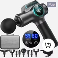 Pistolet de Massage Portable - 6 Têtes Interchangeables