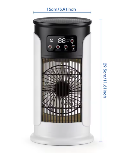 Mini Climatiseur Personnel 3-en-1 Rafraîchisseur d'Air USB
