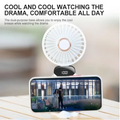 Mini Ventilateur Portable USB Support Téléphone 5 Vitesses