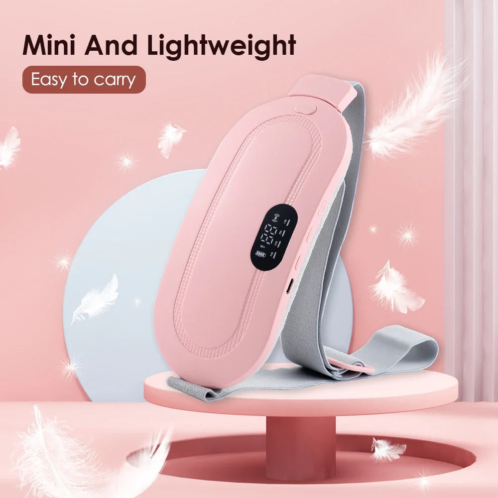 Ceinture chauffante vibrante - Soulagement douleurs menstruelles, abdominales et lombaires