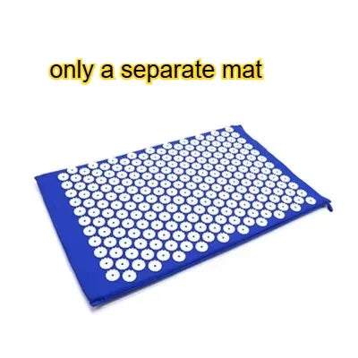 Tapis d'acupression avec oreiller - Set relaxation dos et nuque