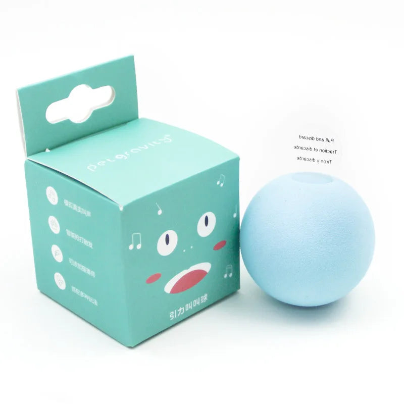 Balle interactive pour chat - Jouet électrique à la cataire avec son