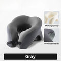 Oreiller de voyage cervical en U - Mousse à mémoire de forme, support de tête ergonomique