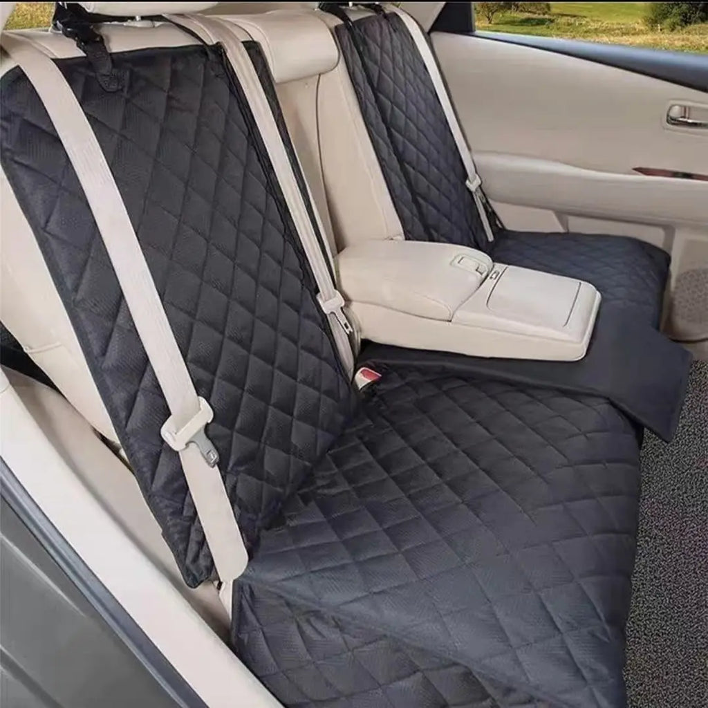 Housse de siège auto pour chien - Protection imperméable, accoudoir central, transport véhicule