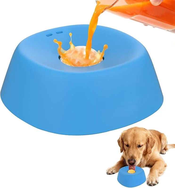 Gamelle anti-glouton pour chien - Bol antidérapant, ralentit la prise alimentaire