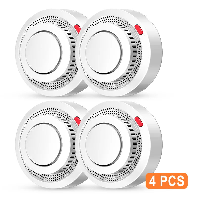 Détecteur de fumée intelligent WiFi - Protection incendie, alarme 85dB, application Smart Life