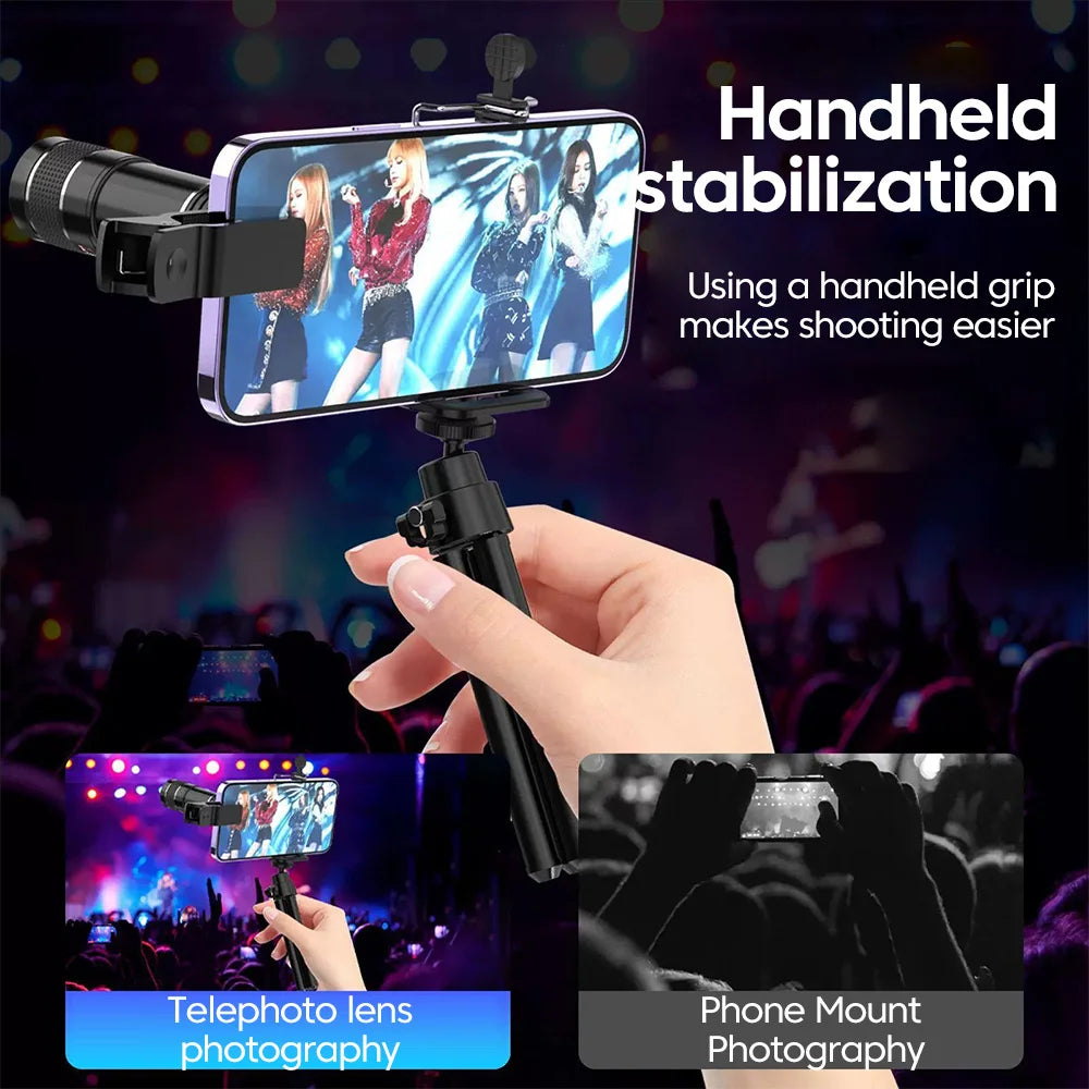Téléobjectif zoom 20x pour smartphone - clip universel