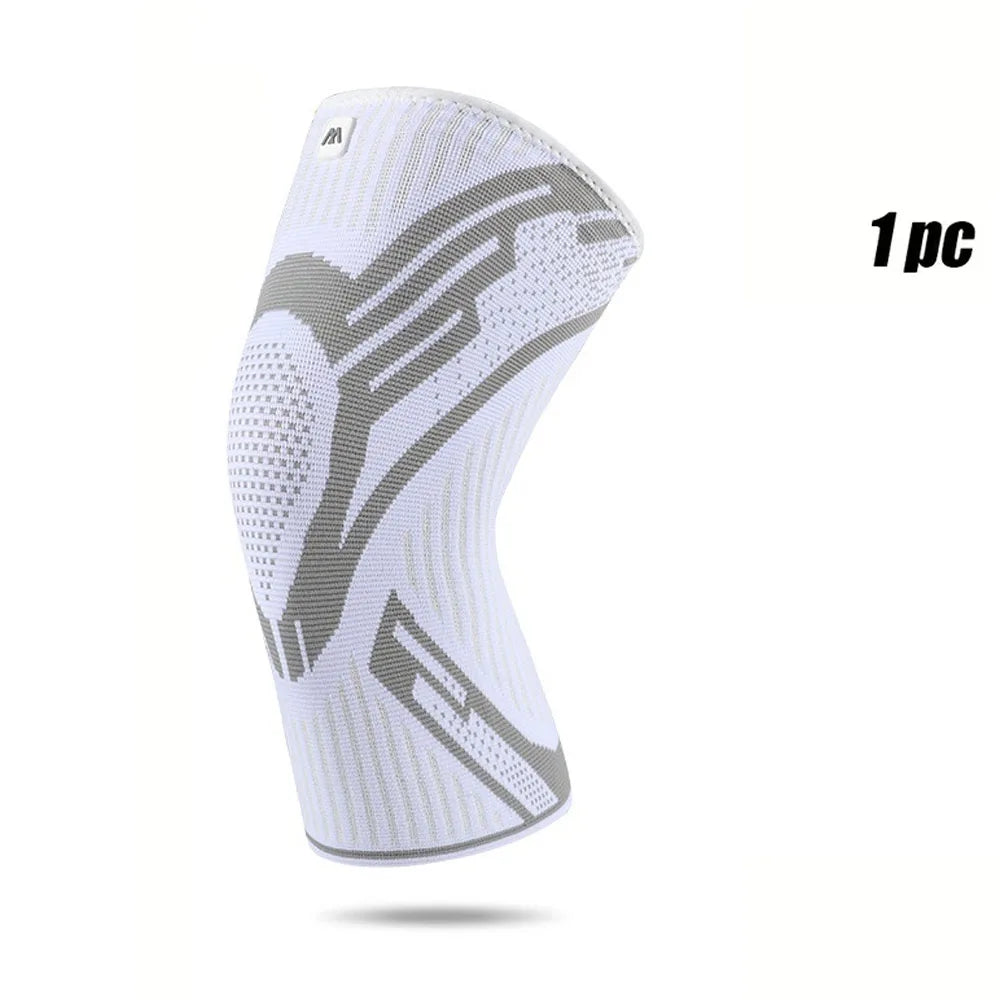 Genouillère de compression sport - Manchon élastique respirant, protection genou musculation et course