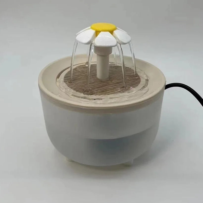 Fontaine à eau pour chat - Distributeur automatique avec filtre, USB, silencieux