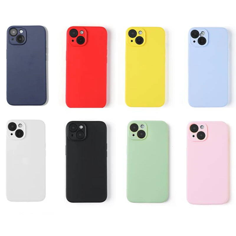 Coque silicone liquide - coloris pastel, toucher doux
