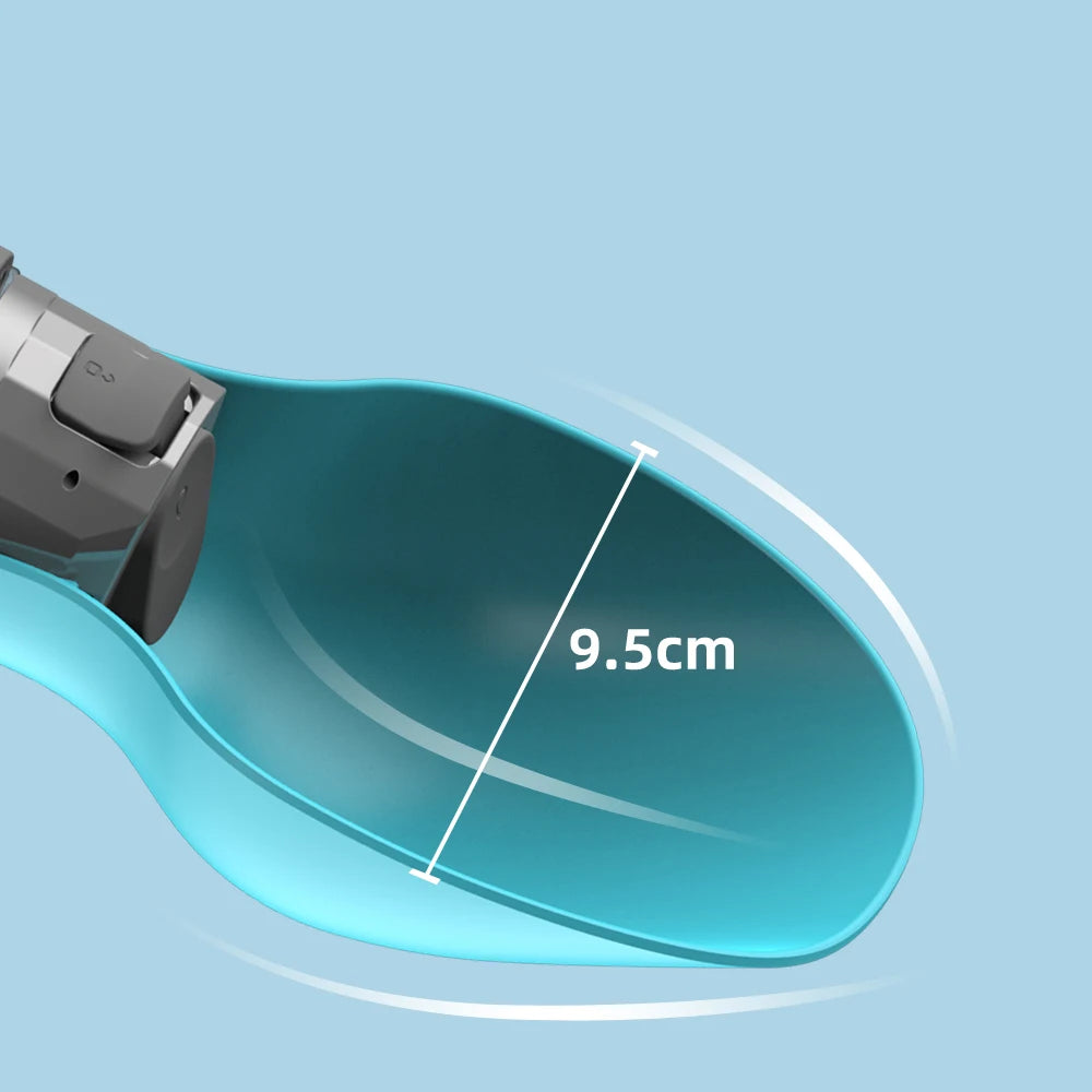 Gourde pliable pour chien 800ml - Distributeur d'eau portable pour promenade et voyage, anti-fuite