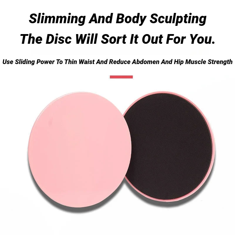 Disques de glisse fitness (core sliders) - Accessoires renforcement musculaire abdos et corps entier
