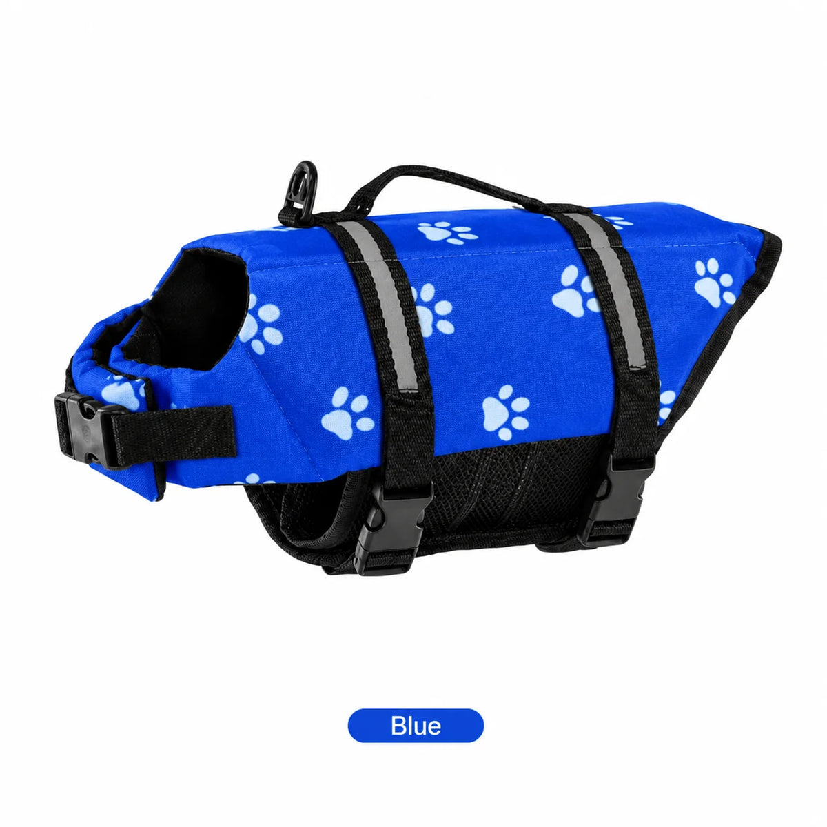 Gilet de sauvetage réfléchissant pour chien - Veste de natation flottaison renforcée avec poignée de secours