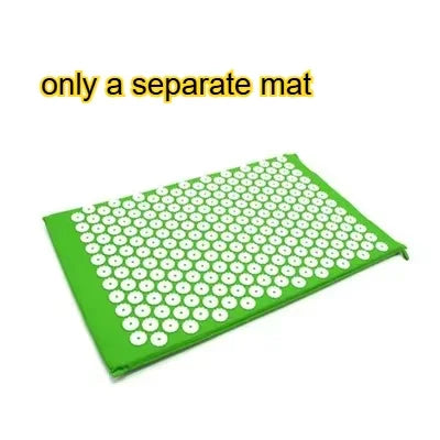 Tapis d'acupression avec oreiller - Set relaxation dos et nuque