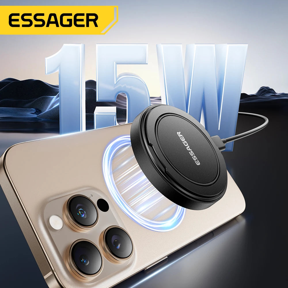 Chargeur sans fil magnétique 15W avec support - compatible MagSafe