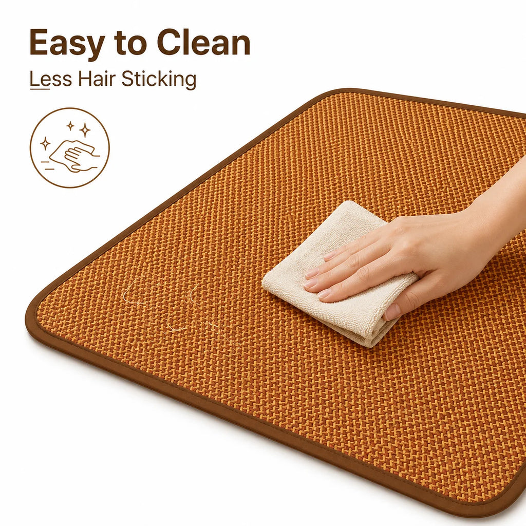 Tapis rafraîchissant pour chien et chat - Coussin respirant effet froid, été, niche et panier
