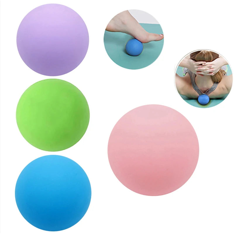 Balle de massage fascia - Relaxation musculaire épaules, cou, dos, pieds, yoga et fitness