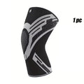 Genouillère de compression sport - Manchon élastique respirant, protection genou musculation et course