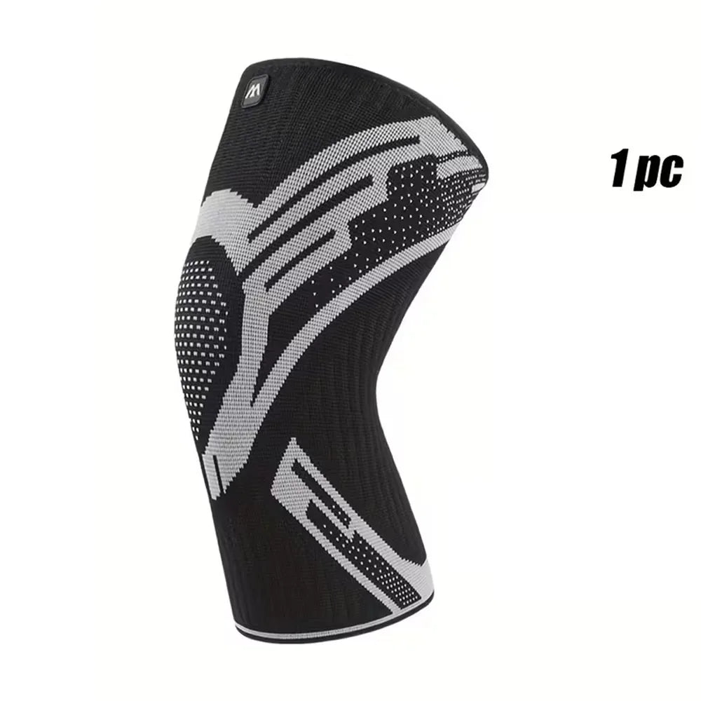 Genouillère de compression sport - Manchon élastique respirant, protection genou musculation et course