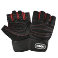 Gants d'entraînement fitness demi-doigt - Bracelet de poignet, musculation et haltérophilie