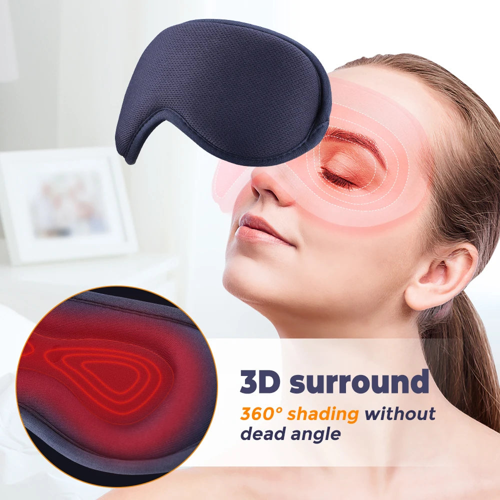 Masque électrique vapeur pour les yeux - Massage chaud anti-fatigue