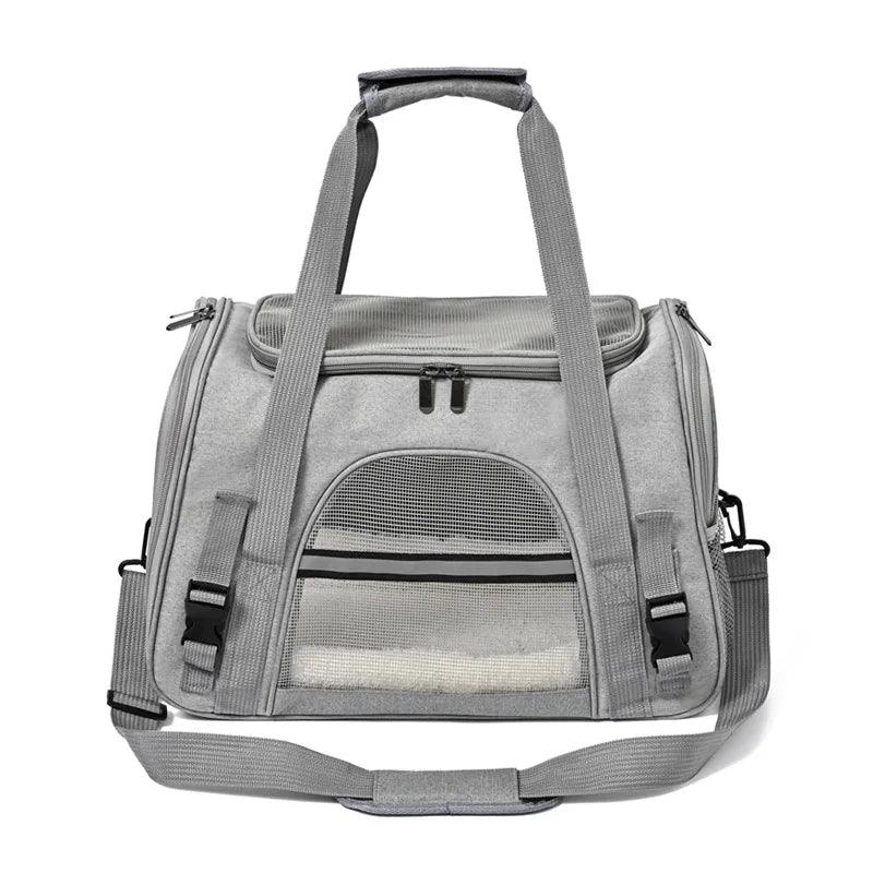 Sac à dos de transport pour animaux de compagnie - Pliable, respirant, idéal voyage chat et chien