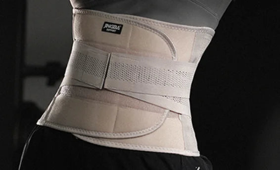Ceinture lombaire de musculation fitness - Sangle de soutien dos et sudation, tonifiant abdominal