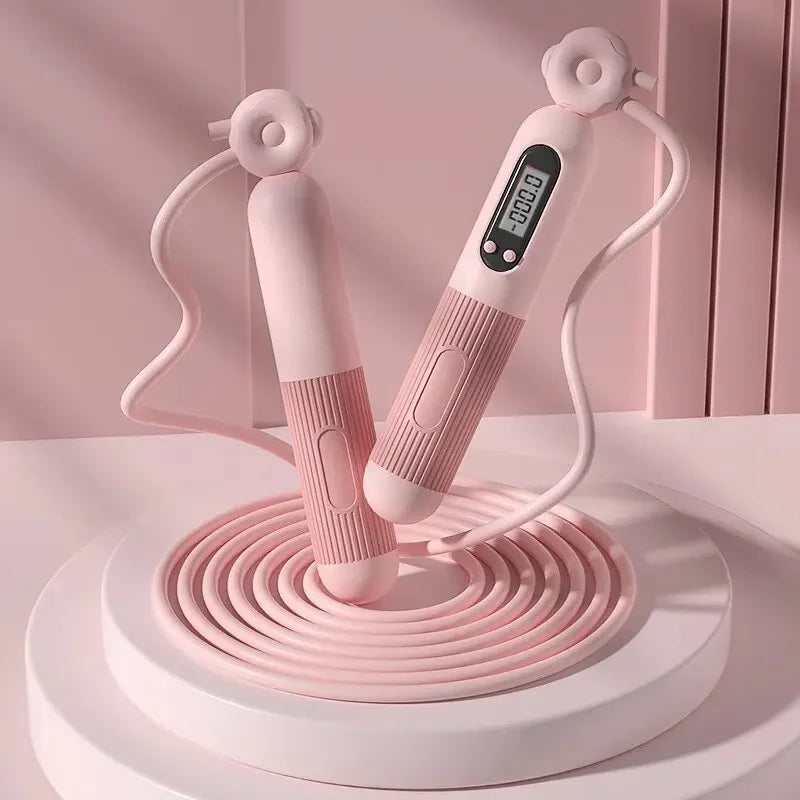 Corde à sauter avec compteur électronique - Fitness et cardio réglable