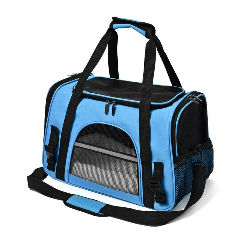 Sac à dos de transport pour animaux de compagnie - Pliable, respirant, idéal voyage chat et chien