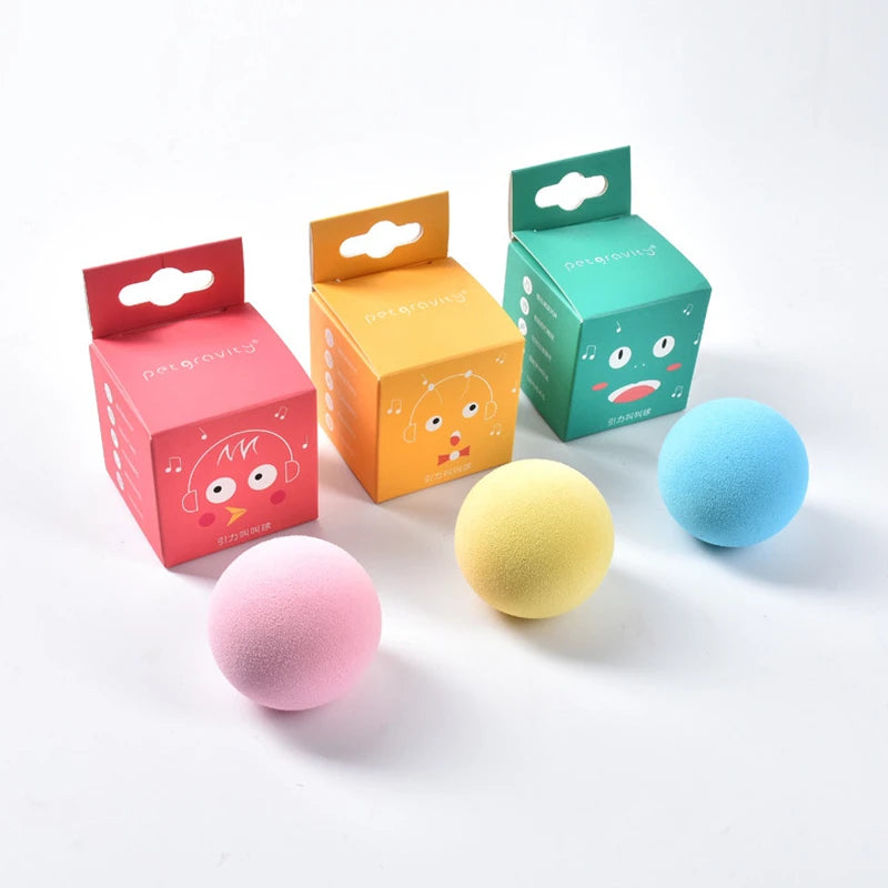 Balle interactive pour chat - Jouet électrique à la cataire avec son