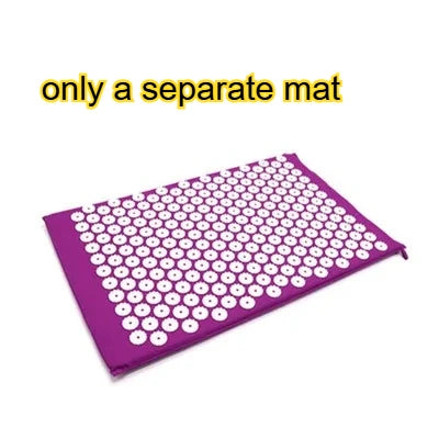 Tapis d'acupression avec oreiller - Set relaxation dos et nuque