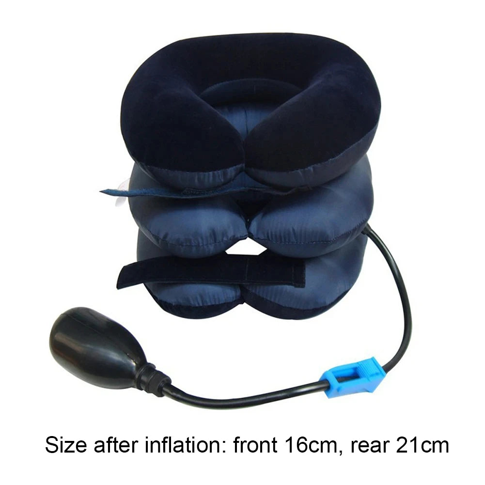 Attelle de traction cervicale gonflable - Soutien pour le cou, soulagement des douleurs