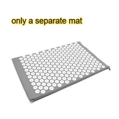 Tapis d'acupression avec oreiller - Set relaxation dos et nuque