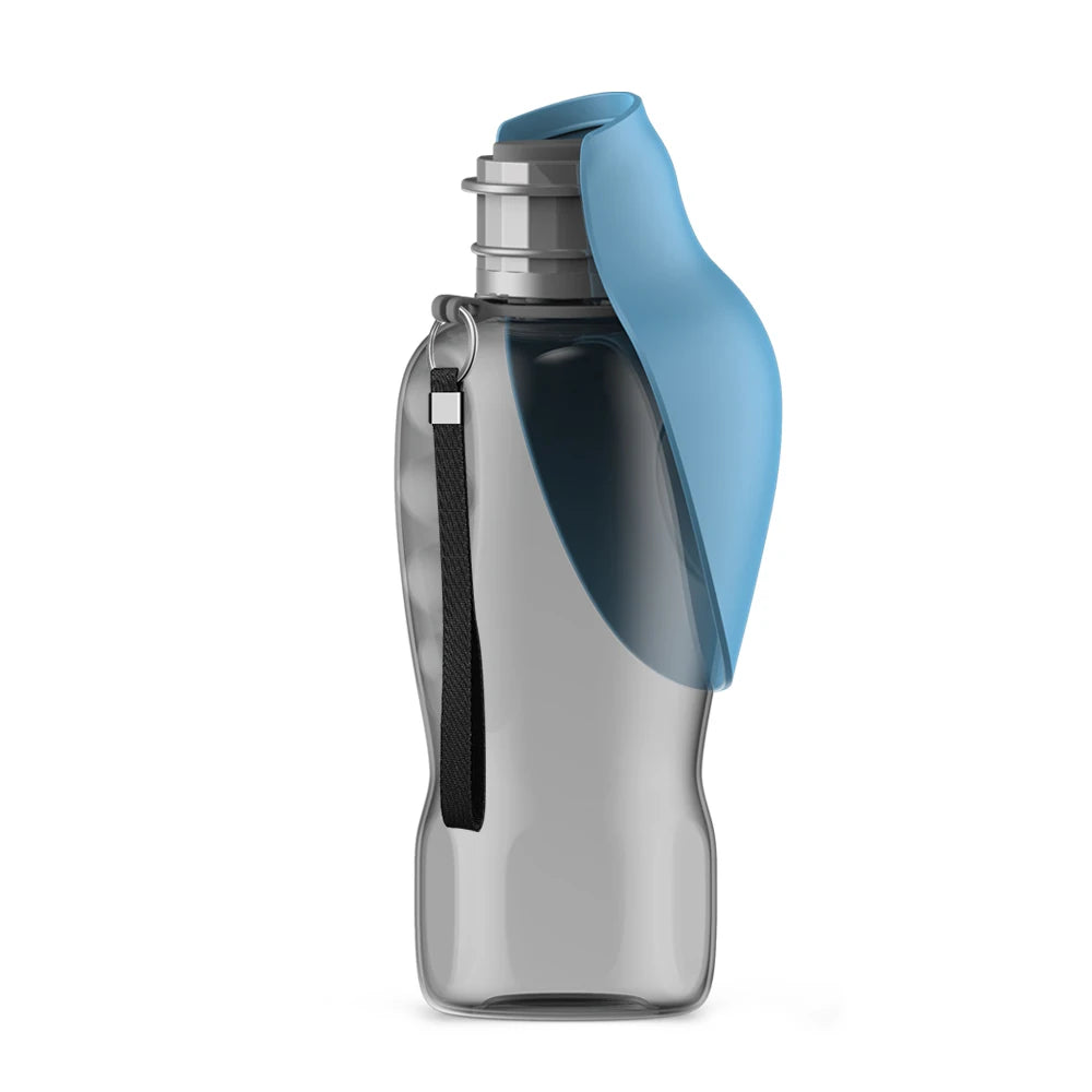 Gourde pliable pour chien 800ml - Distributeur d'eau portable pour promenade et voyage, anti-fuite