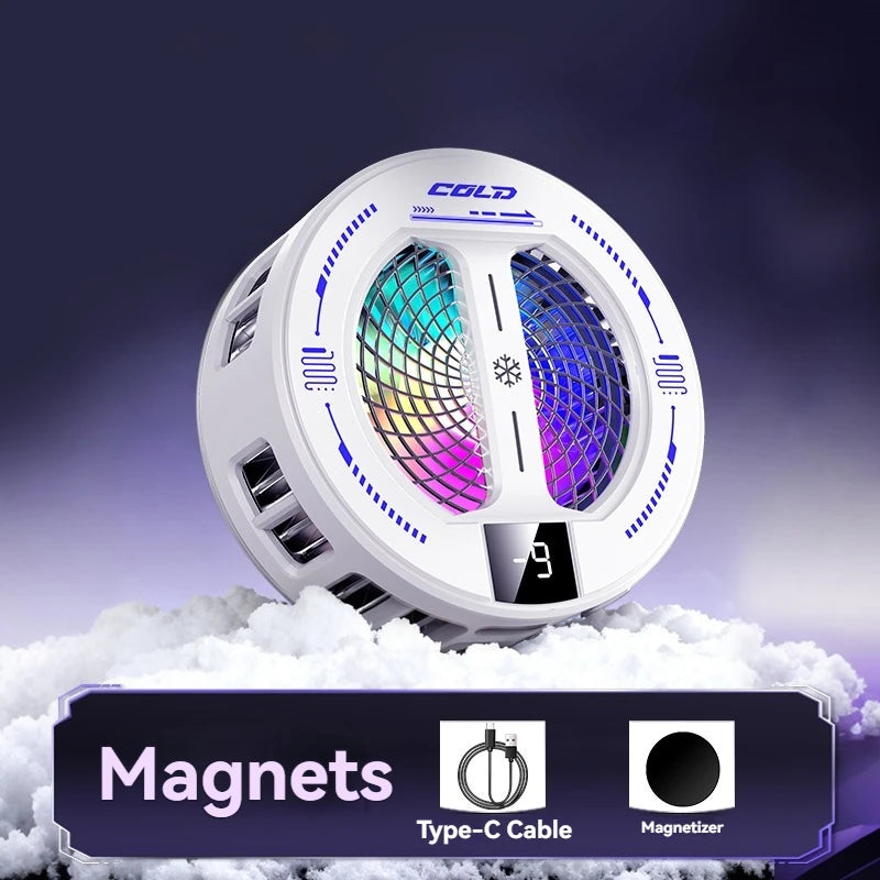 Refroidisseur de téléphone magnétique K36 — pour gaming mobile, universel iPhone/Samsung