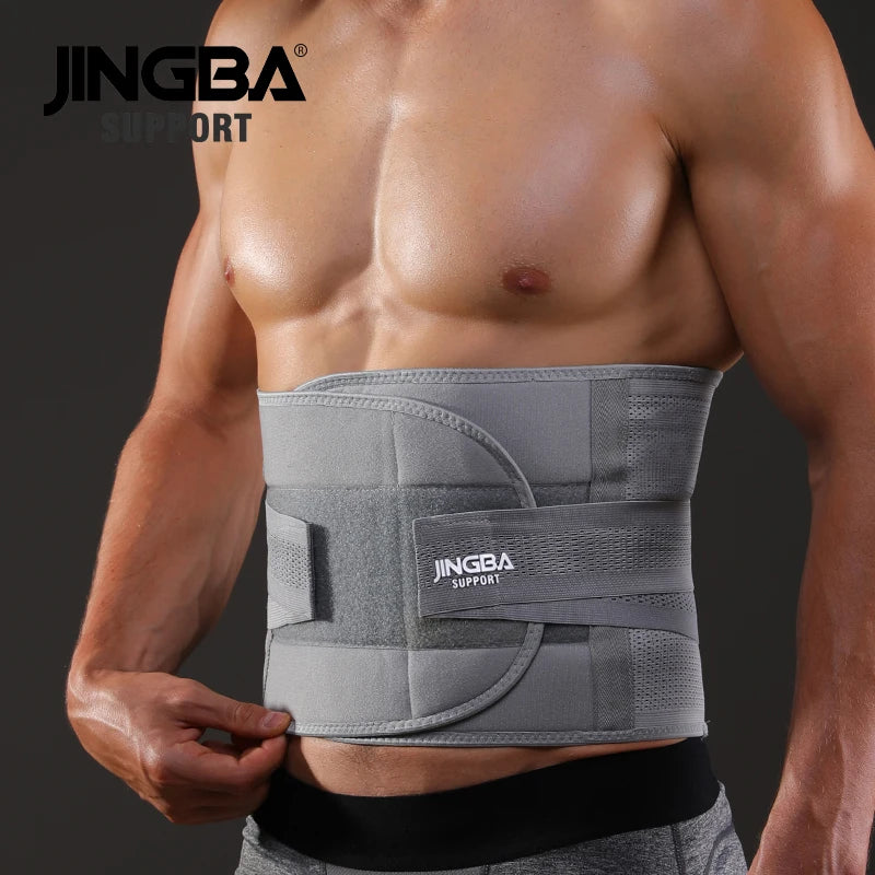 Ceinture lombaire de musculation fitness - Sangle de soutien dos et sudation, tonifiant abdominal