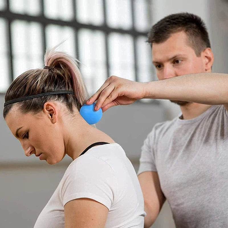 Balle de massage fascia - Relaxation musculaire épaules, cou, dos, pieds, yoga et fitness