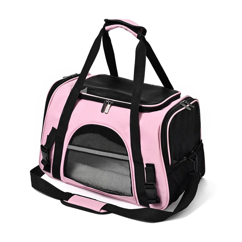 Sac à dos de transport pour animaux de compagnie - Pliable, respirant, idéal voyage chat et chien