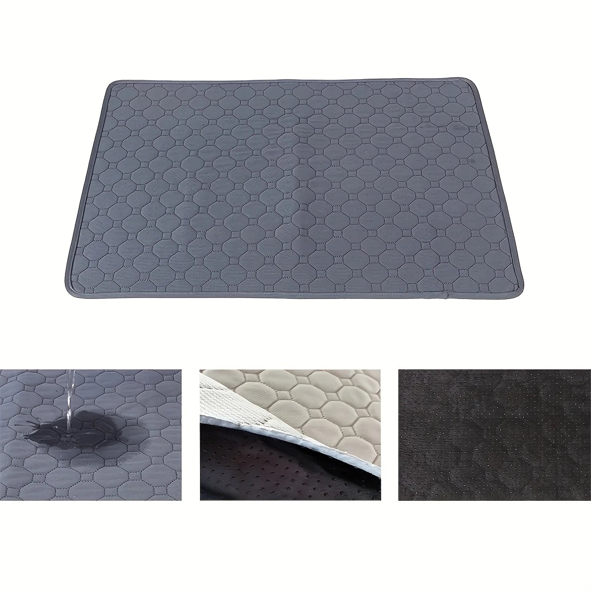 Tapis absorbant réutilisable et lavable pour chien - Imperméable, protection sol/voiture/canapé