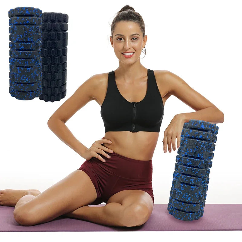 Rouleau de massage en mousse 30/33cm - Foam roller pour yoga, pilates et récupération musculaire