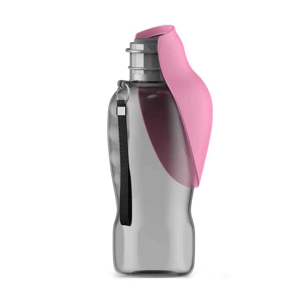 Gourde pliable pour chien 800ml - Distributeur d'eau portable pour promenade et voyage, anti-fuite