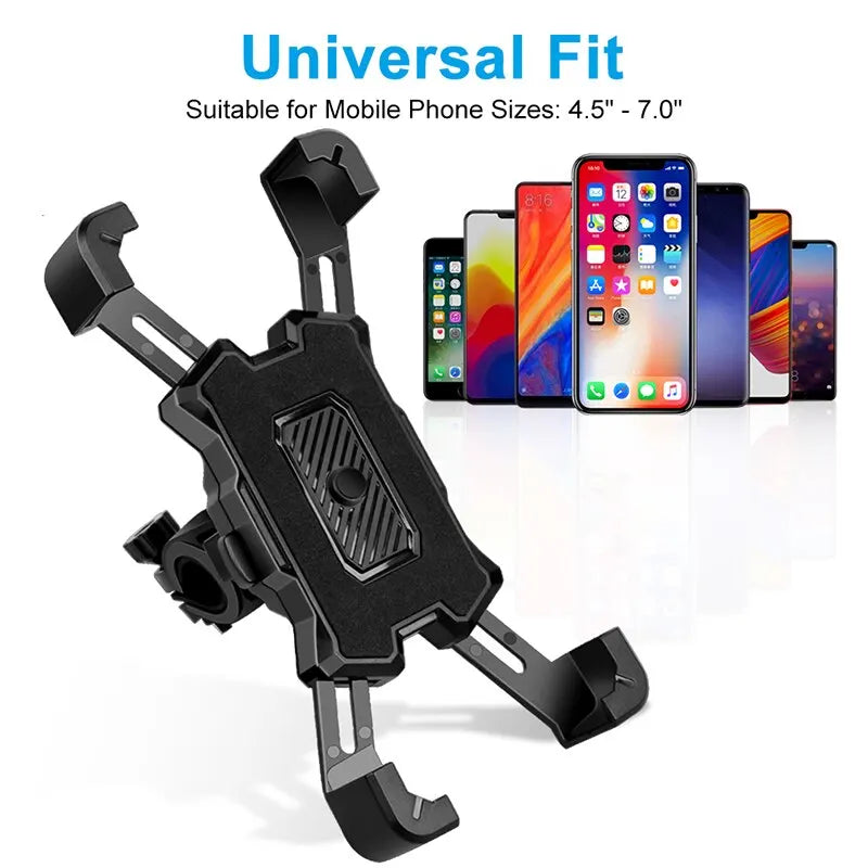 Support vélo/moto pour smartphone — rotatif 360°, antichoc, clip GPS
