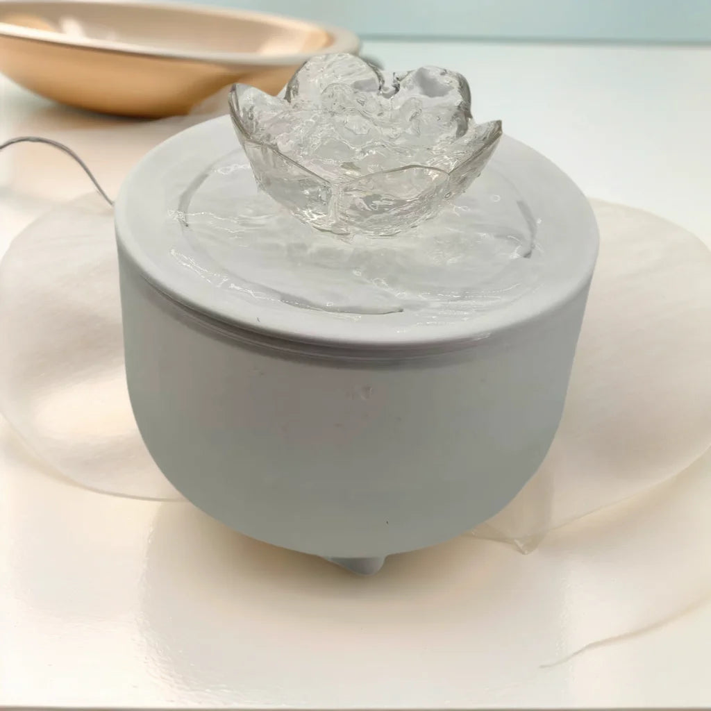 Fontaine à eau pour chat - Distributeur automatique avec filtre, USB, silencieux
