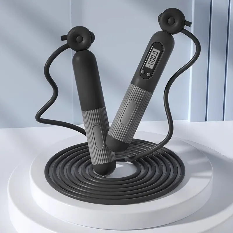 Corde à sauter avec compteur électronique - Fitness et cardio réglable