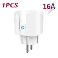 Prise connectée WiFi 16A/20A - mesure de consommation, programmable, compatible Alexa/Google Home