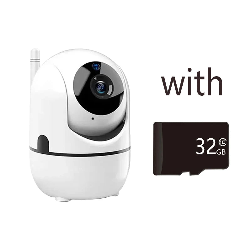 Caméra de surveillance WiFi intérieure - rotation 360°, vision nocturne, application YCC365